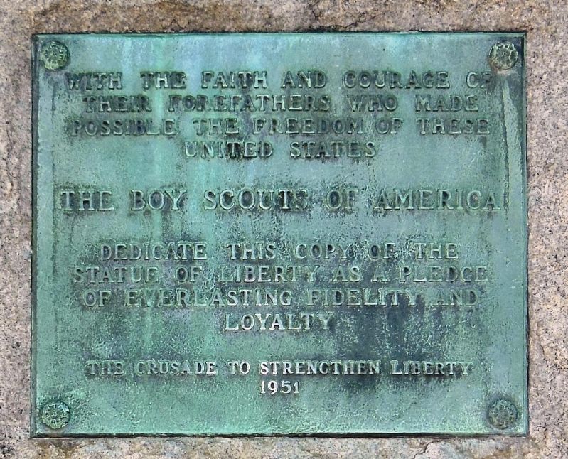 Replica of the Statue of Liberty Marker image. Click for full size.