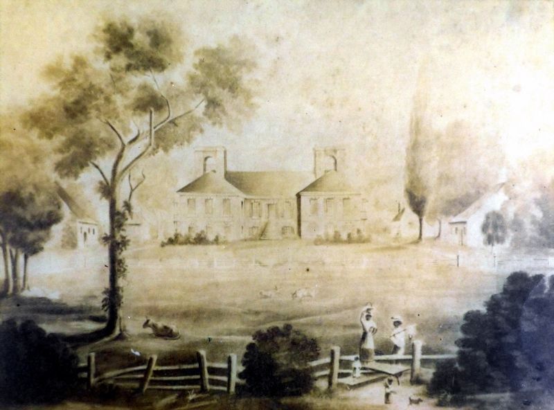 Great House, 1850s by Mattie Wood image. Click for full size.