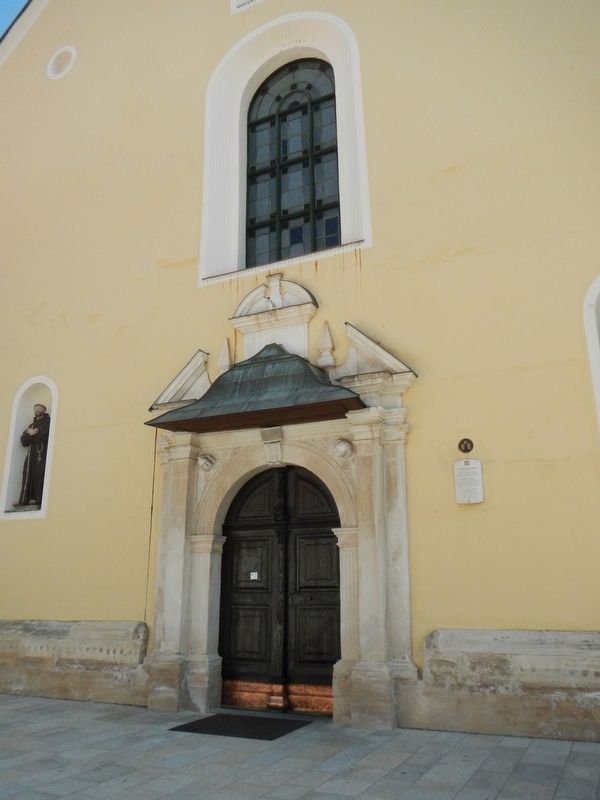Franjevačka Crkva and Marker image. Click for full size.