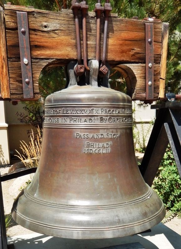 Nevada Liberty Bell Replica image. Click for full size.