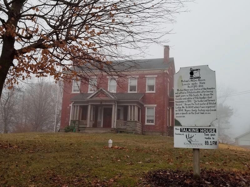 Michael J. Noyes House & Marker image. Click for full size.