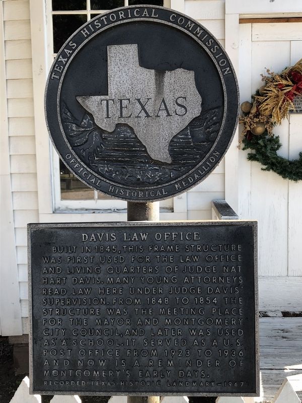Davis Law Office Marker image. Click for full size.