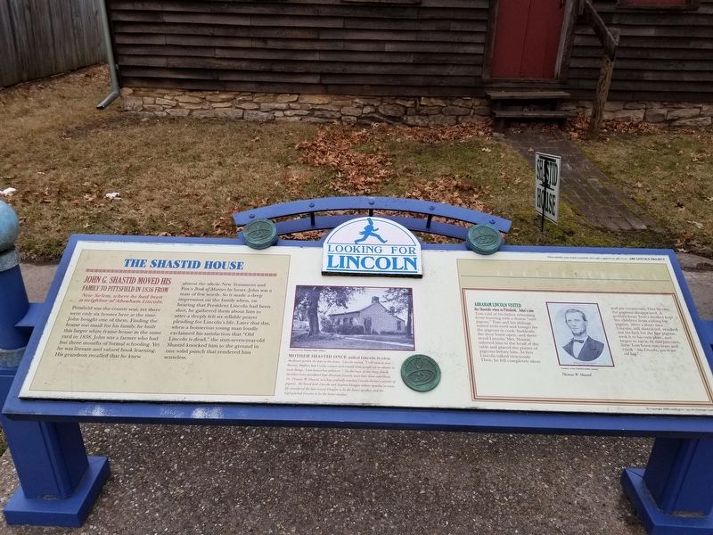 The Shastid House Marker. Click for full size. The Shastid House Marker image. Click for full size.