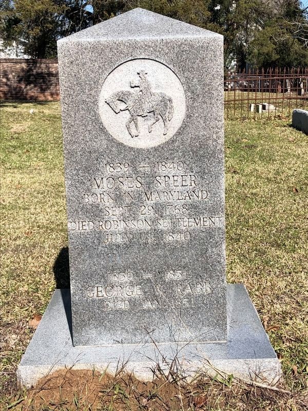 Methodist Church Site and Memorial to Pioneer Circuit Riders Marker South Face. Click for full size. Methodist Church Site and Memorial to Pioneer Circuit Riders Marker South Face image. Click for full size.
