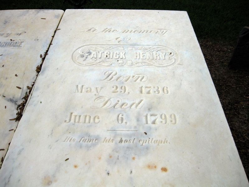 Patrick Henry's Grave image. Click for full size.