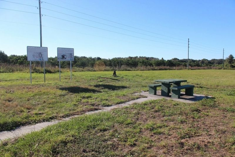 Nittaw Station Marker with neighboring Illahaw marker image. Click for full size.