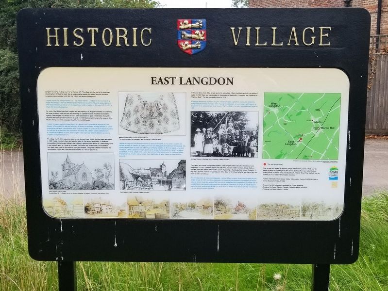 East Langdon Marker image. Click for full size.