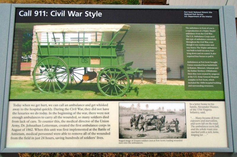 Call 911: Civil War Style Marker image. Click for full size.