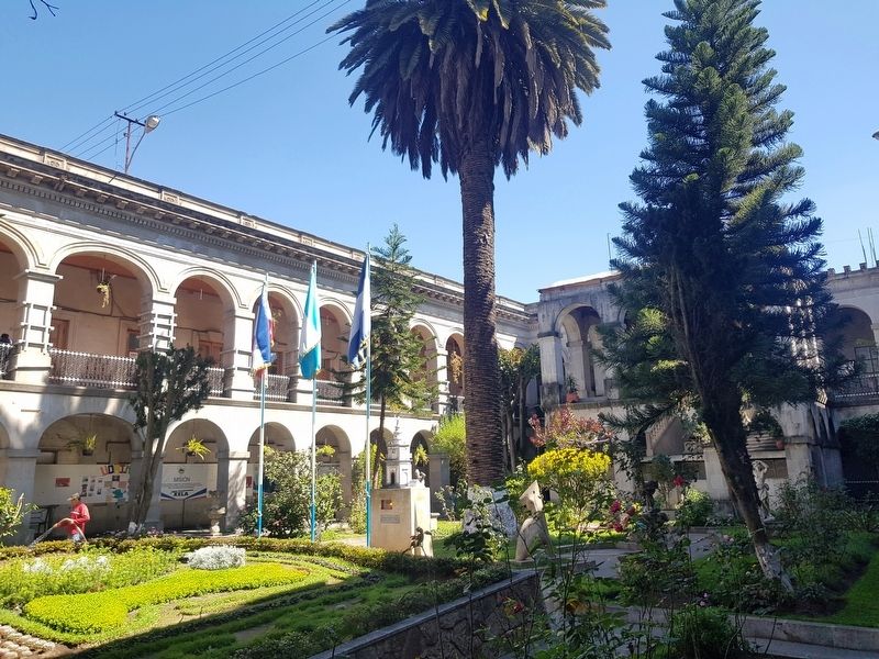 The interior courtyard of the Quetzaltenango City Hall image. Click for full size.