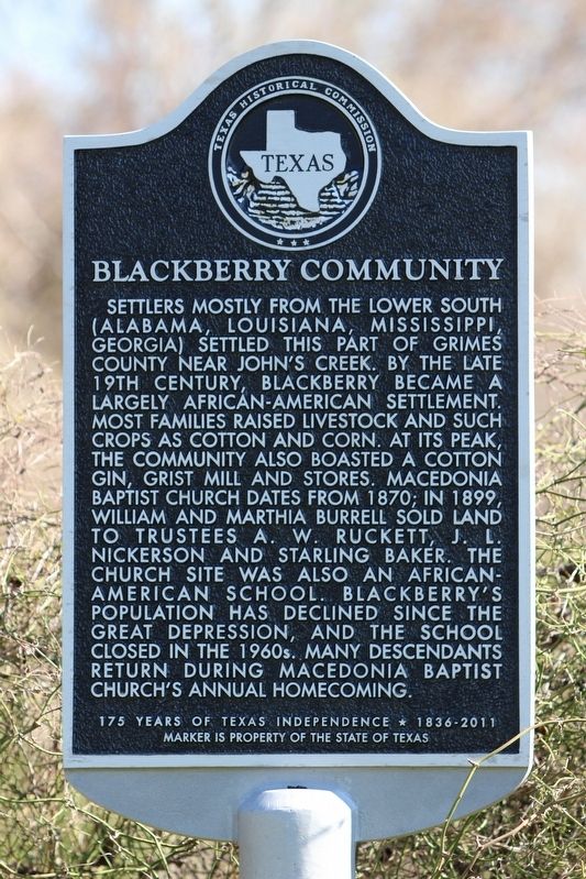 Blackberry Community Marker image. Click for full size.