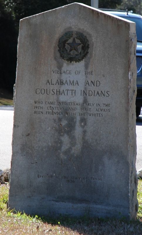 Village of the Alabama and Coushatti Indians Marker image. Click for full size.