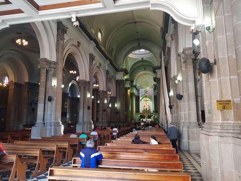 An interior view of the Cathedral of the Holy Spirit. Click for full size. An interior view of the Cathedral of the Holy Spirit image. Click for full size.