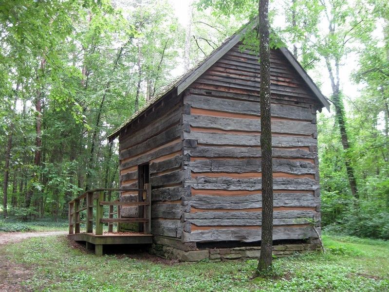 Quarter Place Cabin, which is part of the Quarter Place Trail. image. Click for full size.