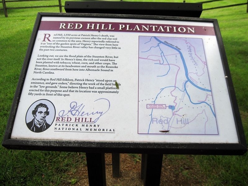 Red Hill Plantation Marker image. Click for full size.
