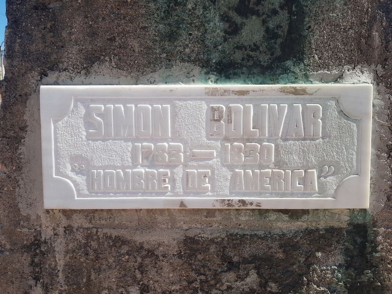 Simón Bolívar Marker image. Click for full size.
