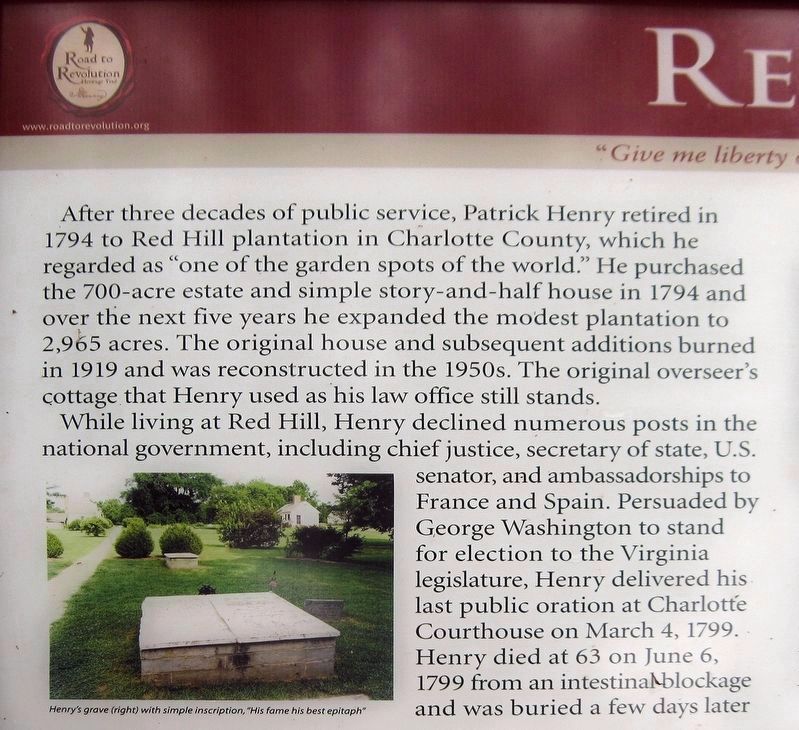 Upper left of the Red Hill Marker image. Click for full size.