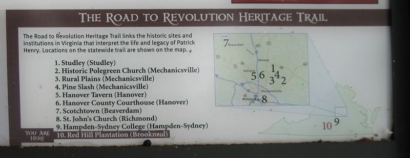 Lower right part of the Red Hill Marker image. Click for full size.