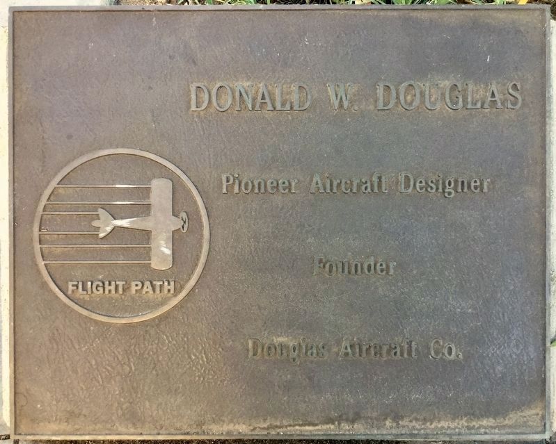 Flight Path Honoree, Donald W. Douglas. Click for full size. Flight Path Honoree, Donald W. Douglas image. Click for full size.