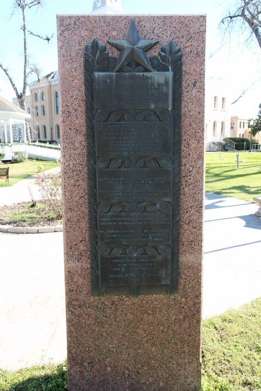 Jasper County Marker image. Click for full size.