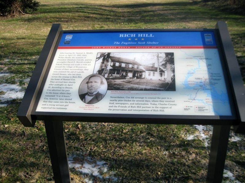 Rich Hill Marker. Click for full size. Rich Hill Marker image. Click for full size.
