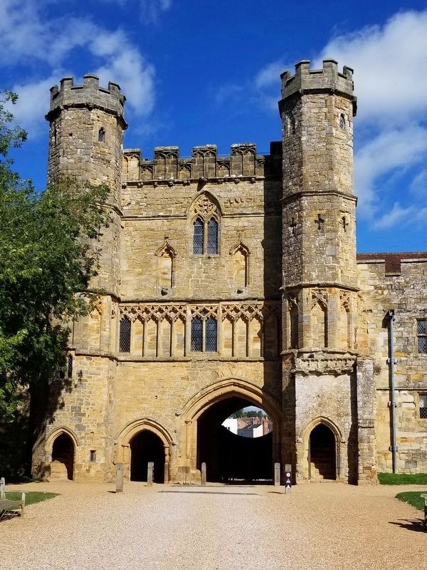 The Great Gatehouse, now the Battle Abbey Museum image. Click for full size.