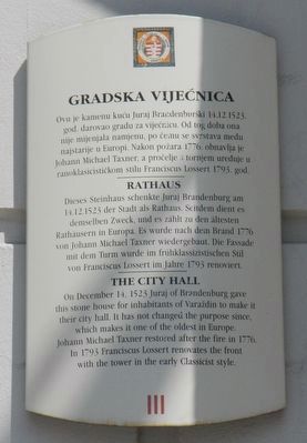 Gradska Vijećnica Marker image. Click for full size.