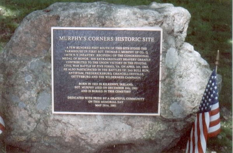 Murphy’s Corners Historic Site Marker image. Click for full size.