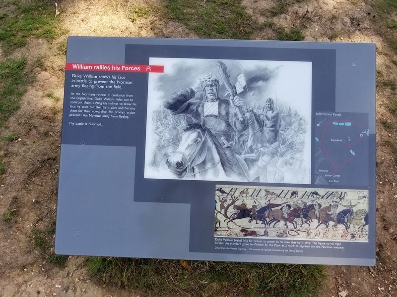 William rallies his Forces Marker. Click for full size. William rallies his Forces Marker image. Click for full size.