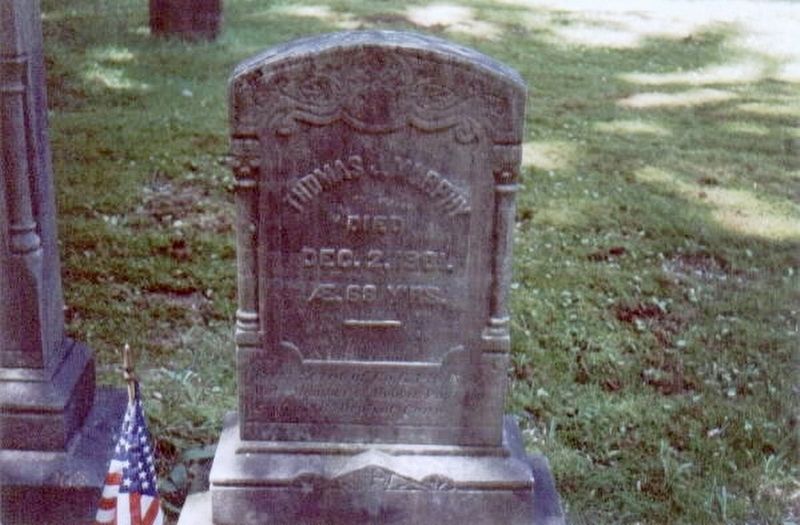 Thomas J. Murphy private grave marker in Pound Ridge Cemetery image. Click for full size.