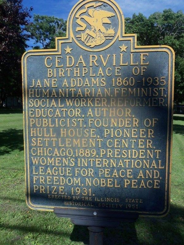 Cedarville Marker image. Click for full size.