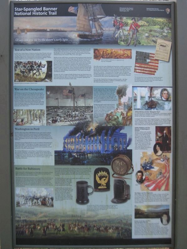 Test of a New Nation Marker. Click for full size. Test of a New Nation Marker image. Click for full size.
