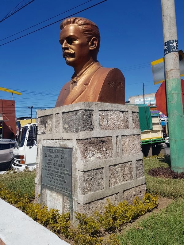 Manuel Lisandro Barillas bust and Marker. Click for full size. Manuel Lisandro Barillas bust and Marker image. Click for full size.