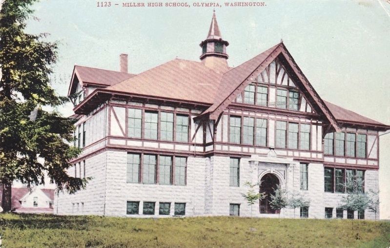 <i>Miller High School, Olympia, Washington.</i>. Click for full size. <i>Miller High School, Olympia, Washington.</i> image. Click for full size.