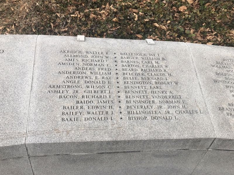 Maryland Korean War Memorial image. Click for full size.