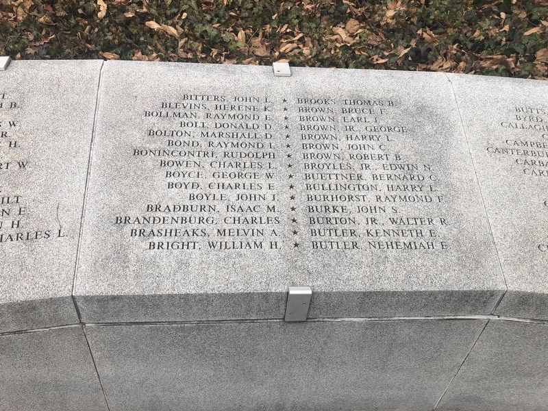 Maryland Korean War Memorial image. Click for full size.