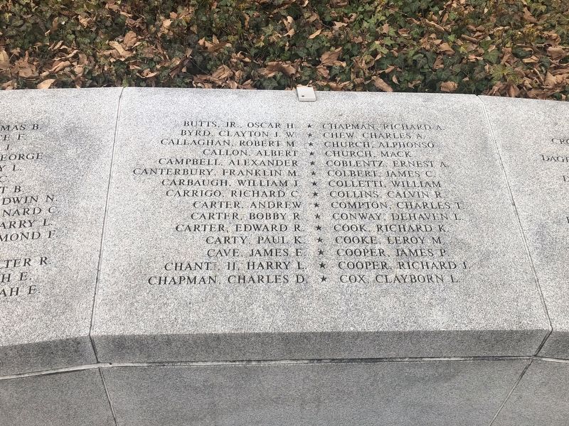 Maryland Korean War Memorial image. Click for full size.