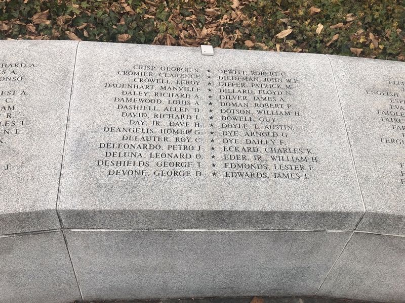 Maryland Korean War Memorial image. Click for full size.
