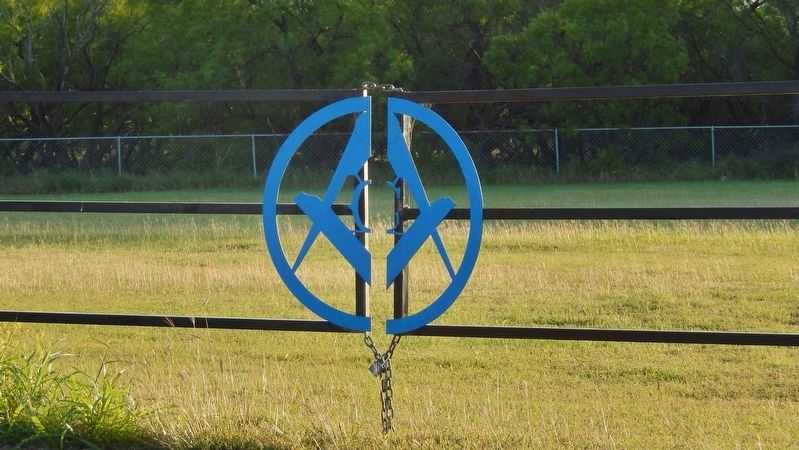 Wichita Falls Lodge No. 635, A.F. & A.M., decorative gate image. Click for full size.