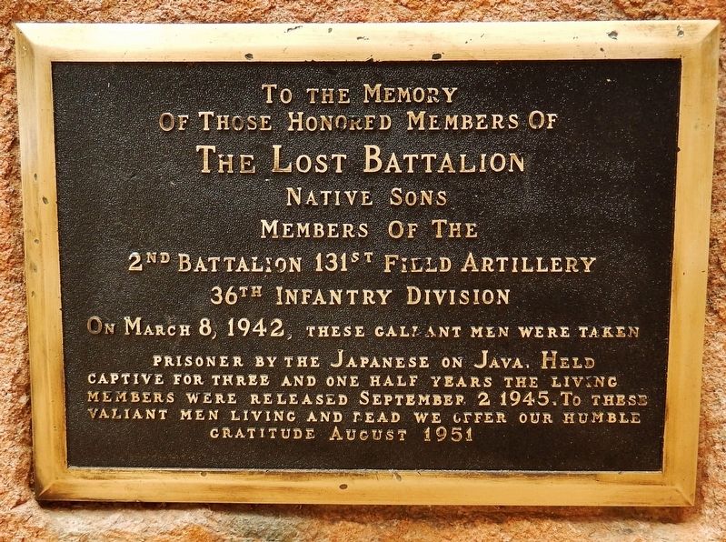 The Lost Battalion Marker image. Click for full size.