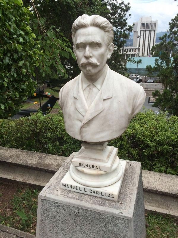 Manuel Lisandro Barillas bust at the National Military Museum of Guatemala image. Click for full size.