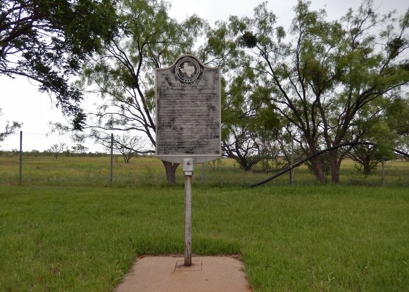 Greene Springs and Site of Archeological Discoveries Marker (<i>wide view</i>) image. Click for full size.