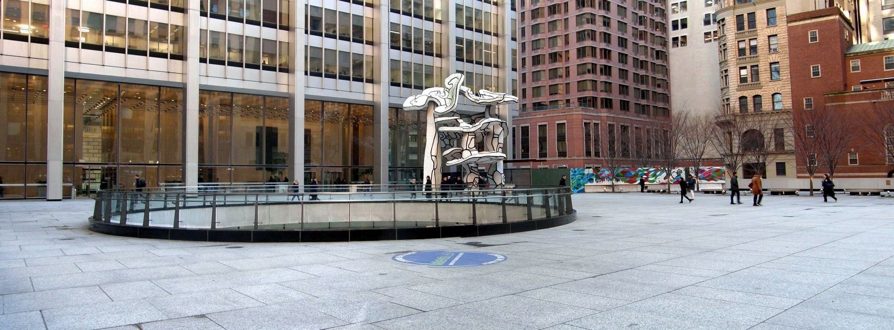 David Rockefeller Plaza image. Click for full size.