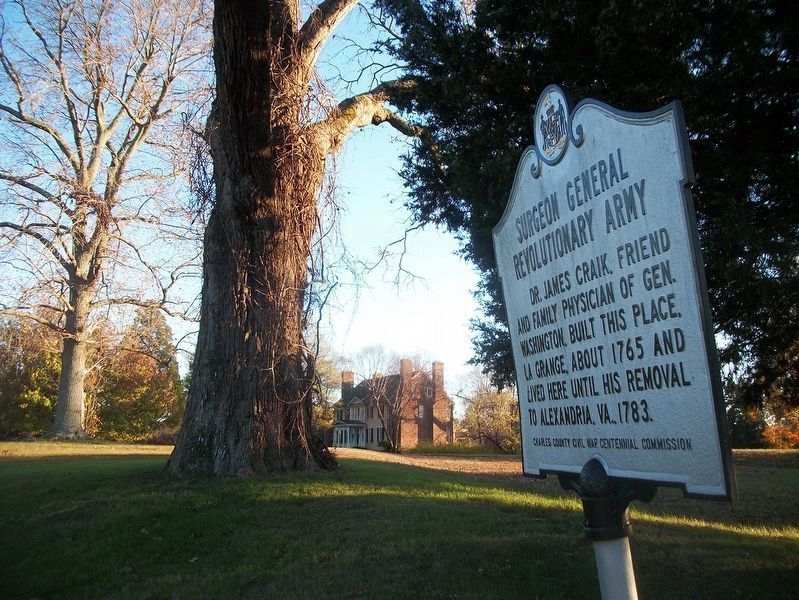 Surgeon General Revolutionary Army Marke. Exterior of La Grange is visible in the distance.. Click for full size. Surgeon General Revolutionary Army Marke. Exterior of La Grange is visible in the distance. image. Click for full size.