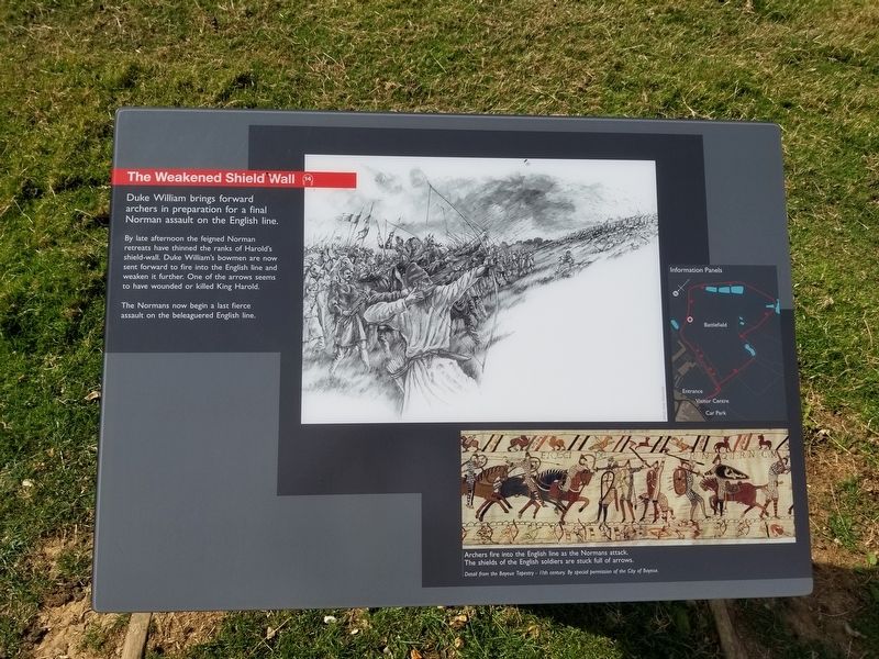 The Weakened Shield Wall Marker. Click for full size. The Weakened Shield Wall Marker image. Click for full size.