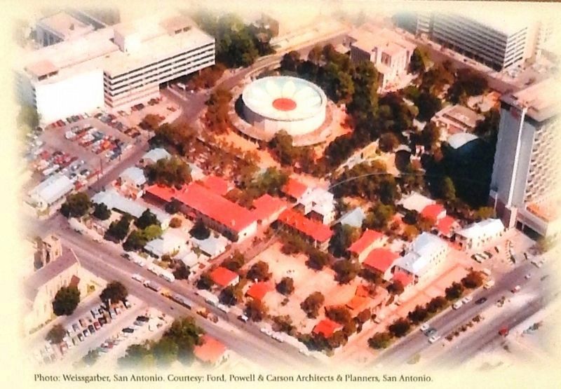 Marker detail: Aerial photo of La Villita image. Click for full size.