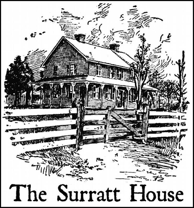 Surratt House. Click for full size. Surratt House image. Click for full size.