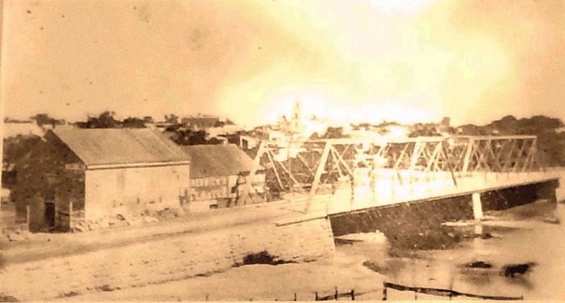 Marker detail: Grist Mill image. Click for full size.