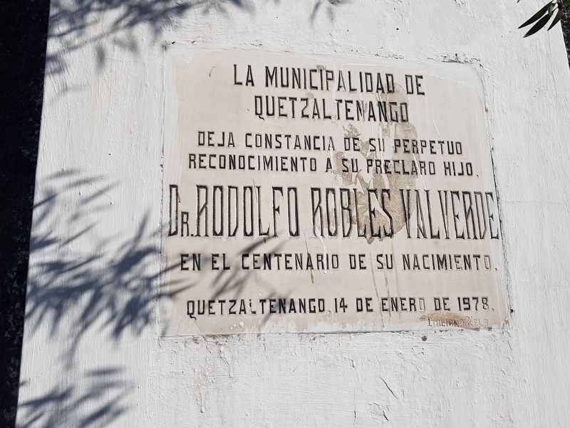 Dr. Rodolfo Robles Marker image. Click for full size.