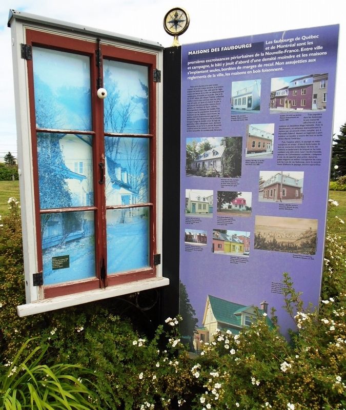 Maisons des faubourgs / Suburban Houses Marker image. Click for full size.