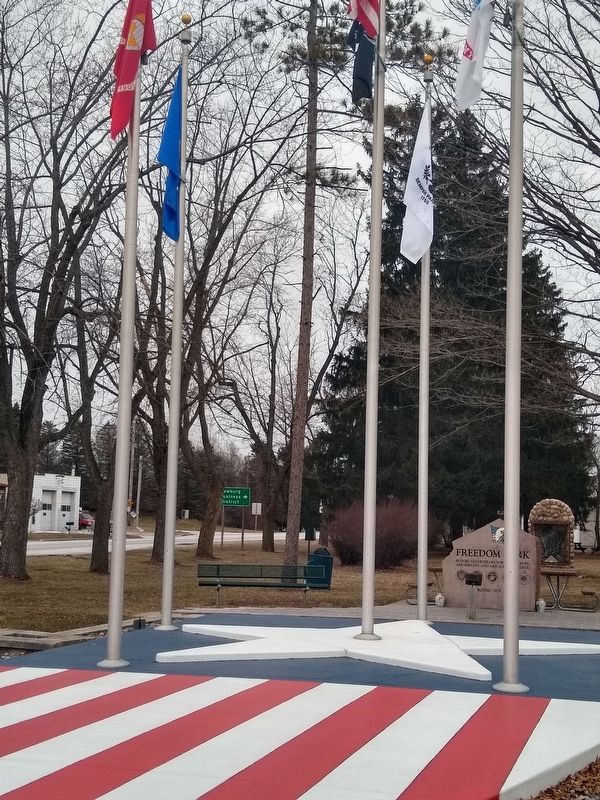 Freedom Park Marker. Click for full size. Freedom Park Marker image. Click for full size.